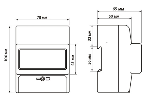 Contador monofásico de carril DIN de vatios-hora DDS238-4-R(D1405A/D1405L)